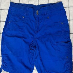 Vibrant Blue Cargo Shorts